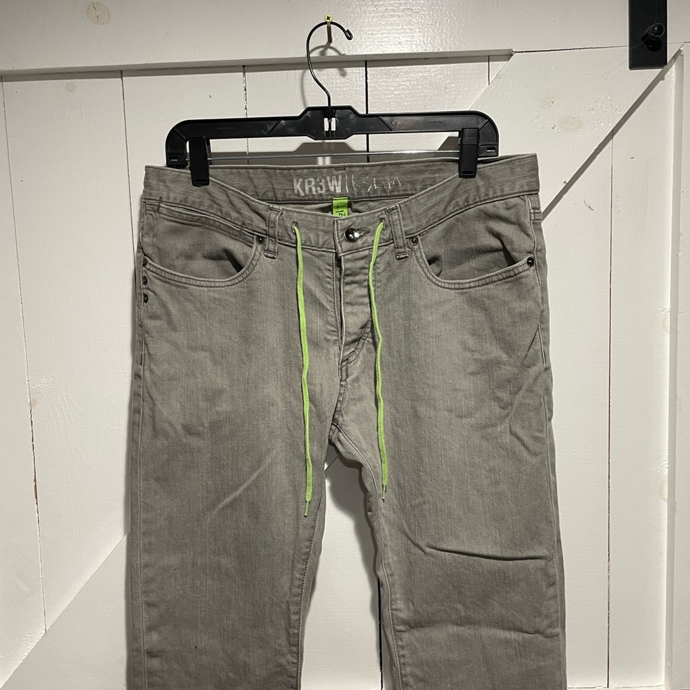 KREWE Gray Slim Jeans with Slim Fit - Picture 2 of 9